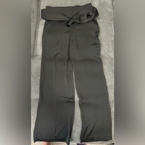 Express satin high waist trouser pants